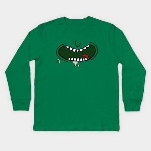 I'm a pickle Face Mask Kids Long Sleeve T-Shirt